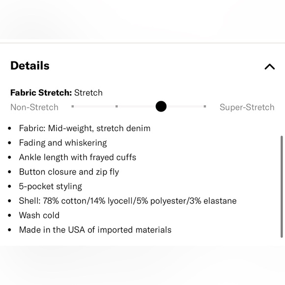 MOTHER Mid Rise Dazzler Ankle Fray Sz 25 - Picture 2 of 6